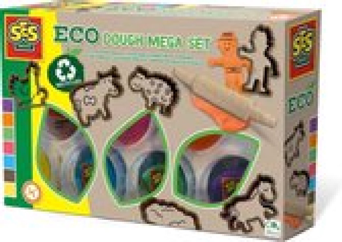 Eco klei mega set (7x90gr met tools)