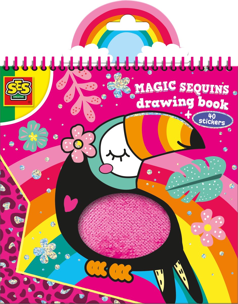 Magic pailletten kleurboek