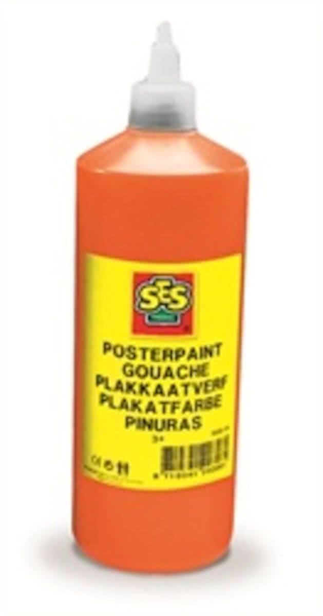 Plakkaatverf, 1 liter, oranje