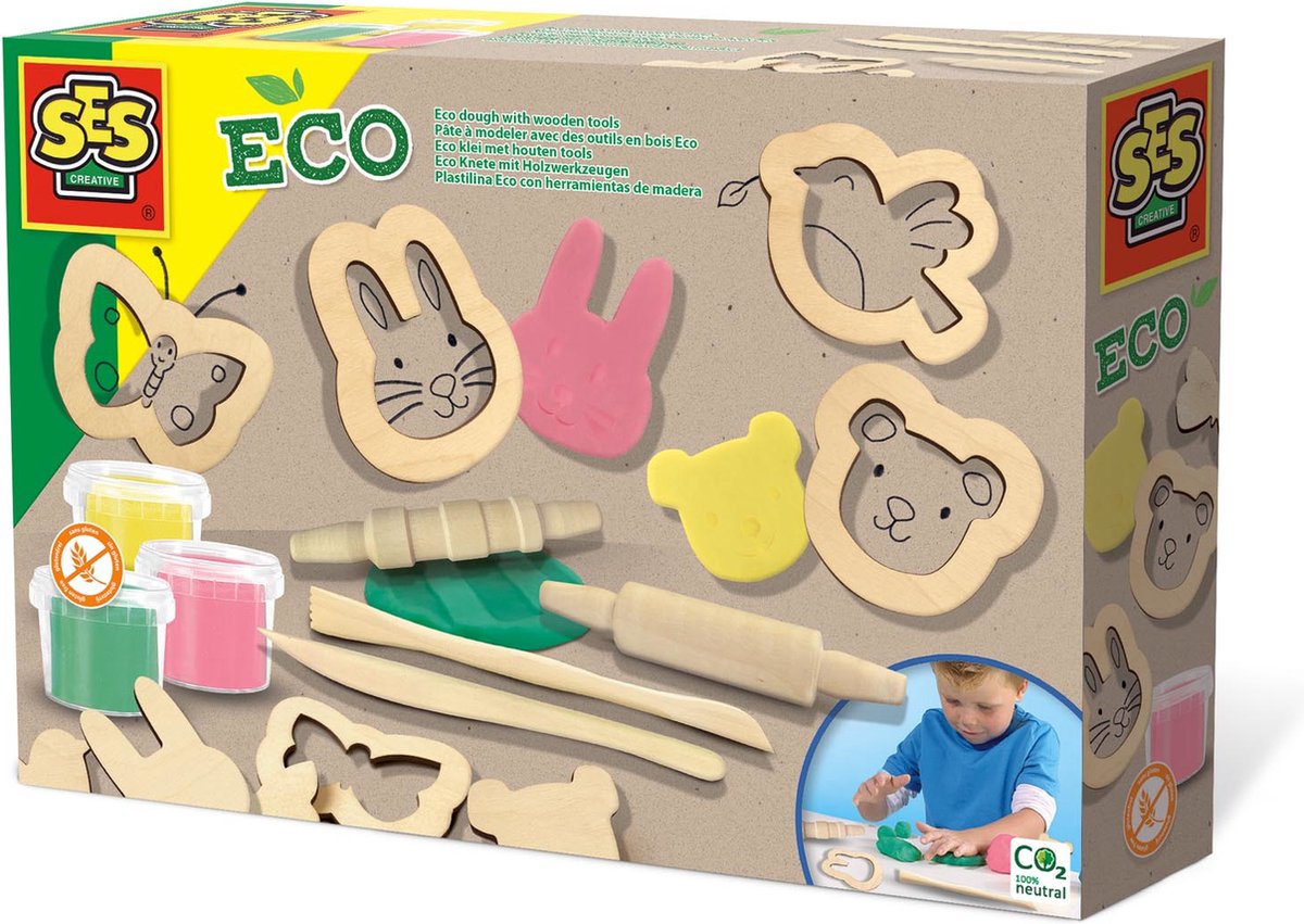 SES - Eco klei met houten tools