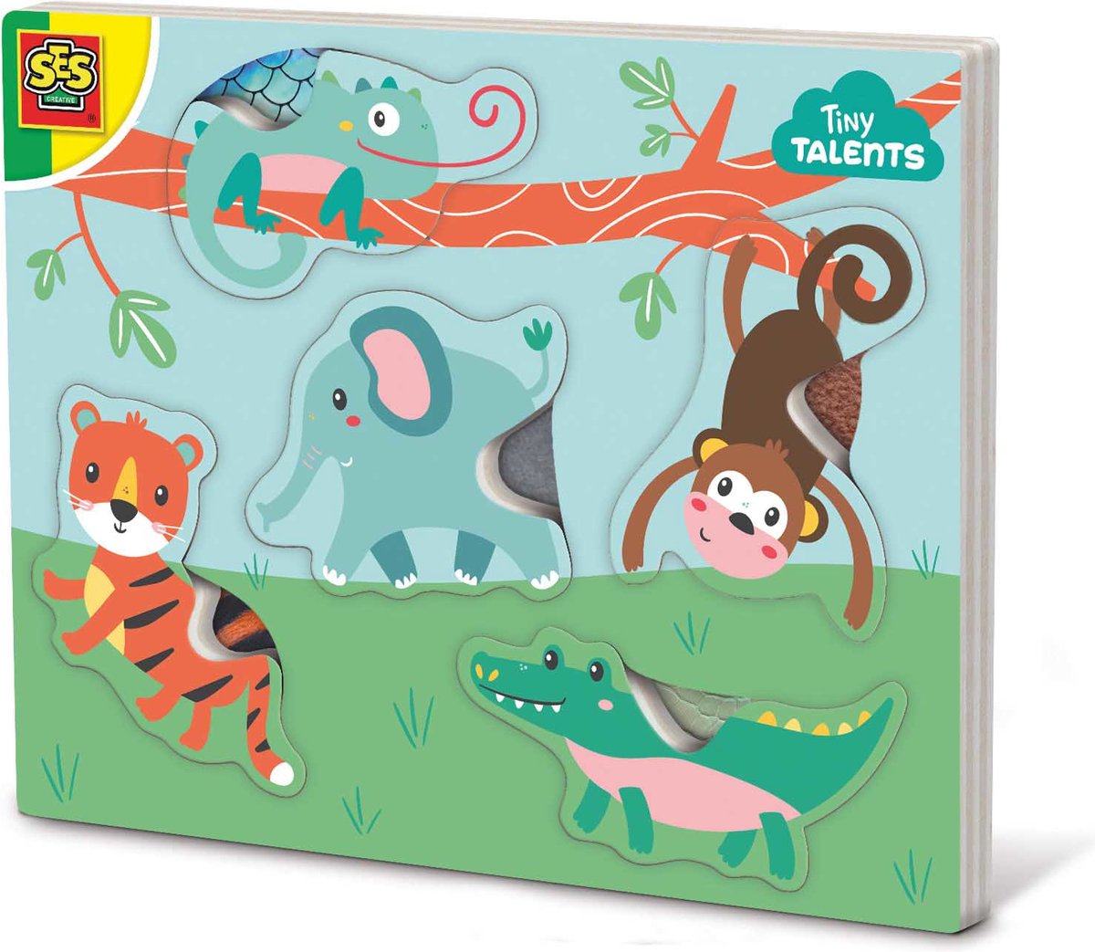 SES Creative Tiny Talents Voelpuzzel dieren