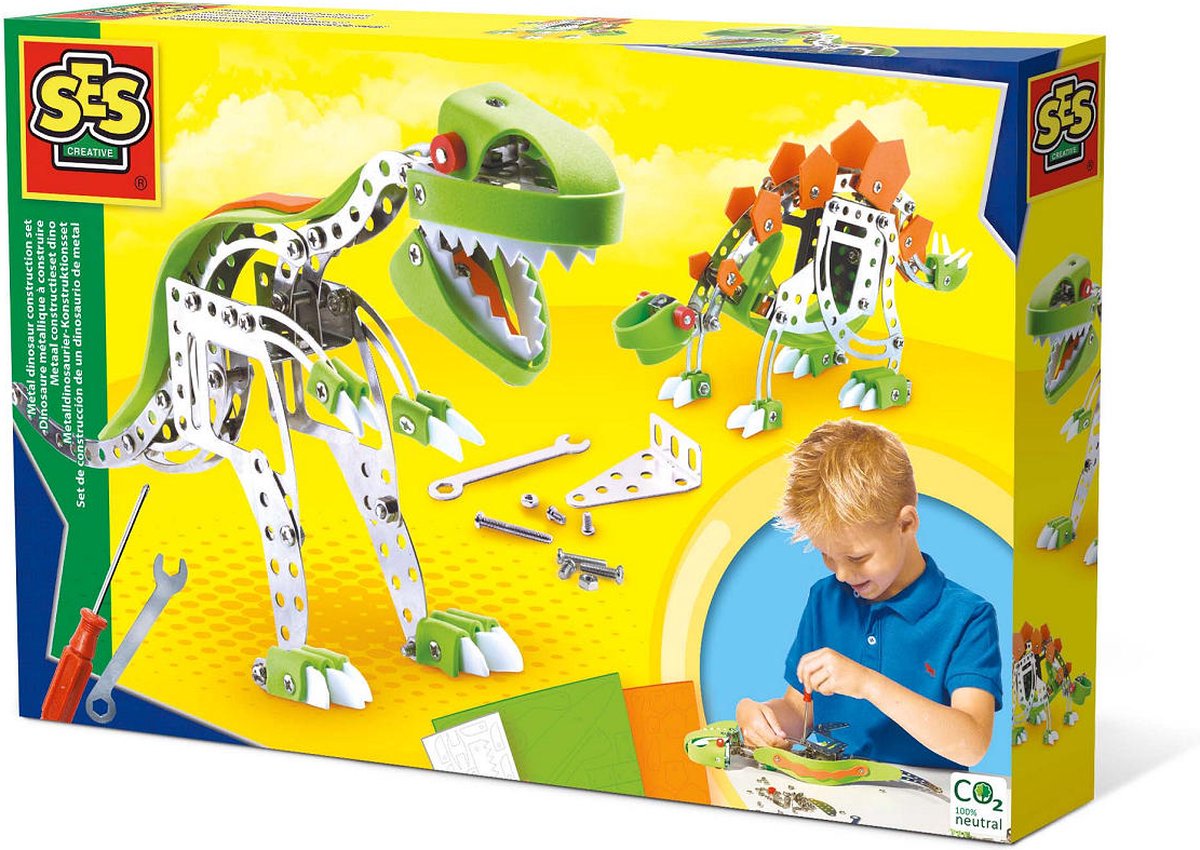 SES Metaal constructieset dino