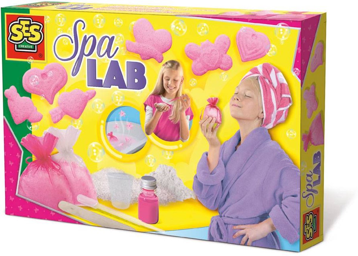 SES Spa lab- Bruistabletten en badzout maken