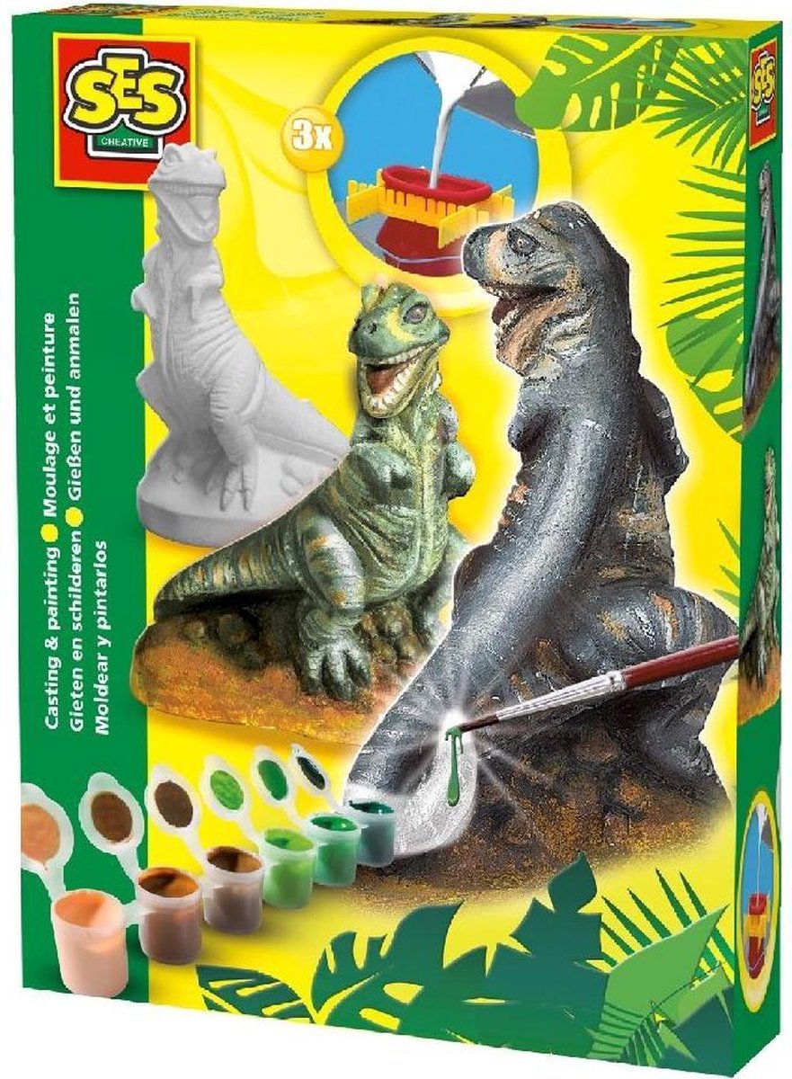 Ses 01283 Gips Gieten T-rex