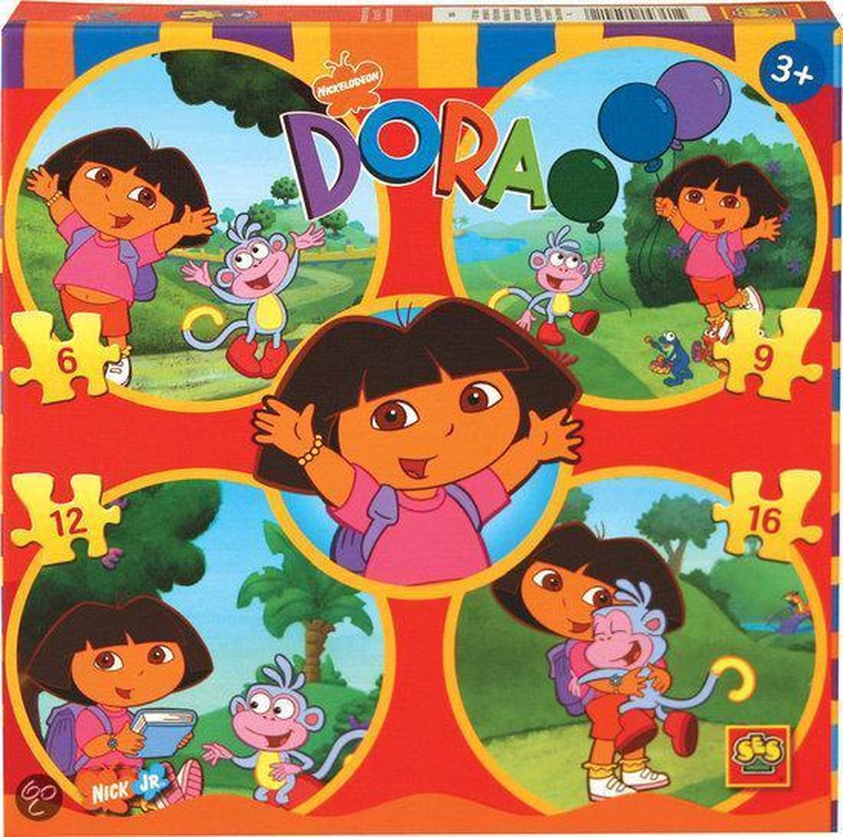 Ses Puzzel Dora 4 In 1