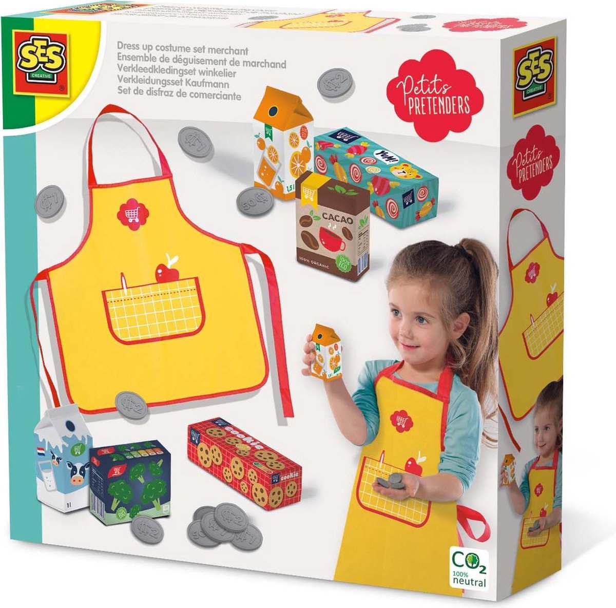 Verkleedkledingset winkelier - Petits Pretenders