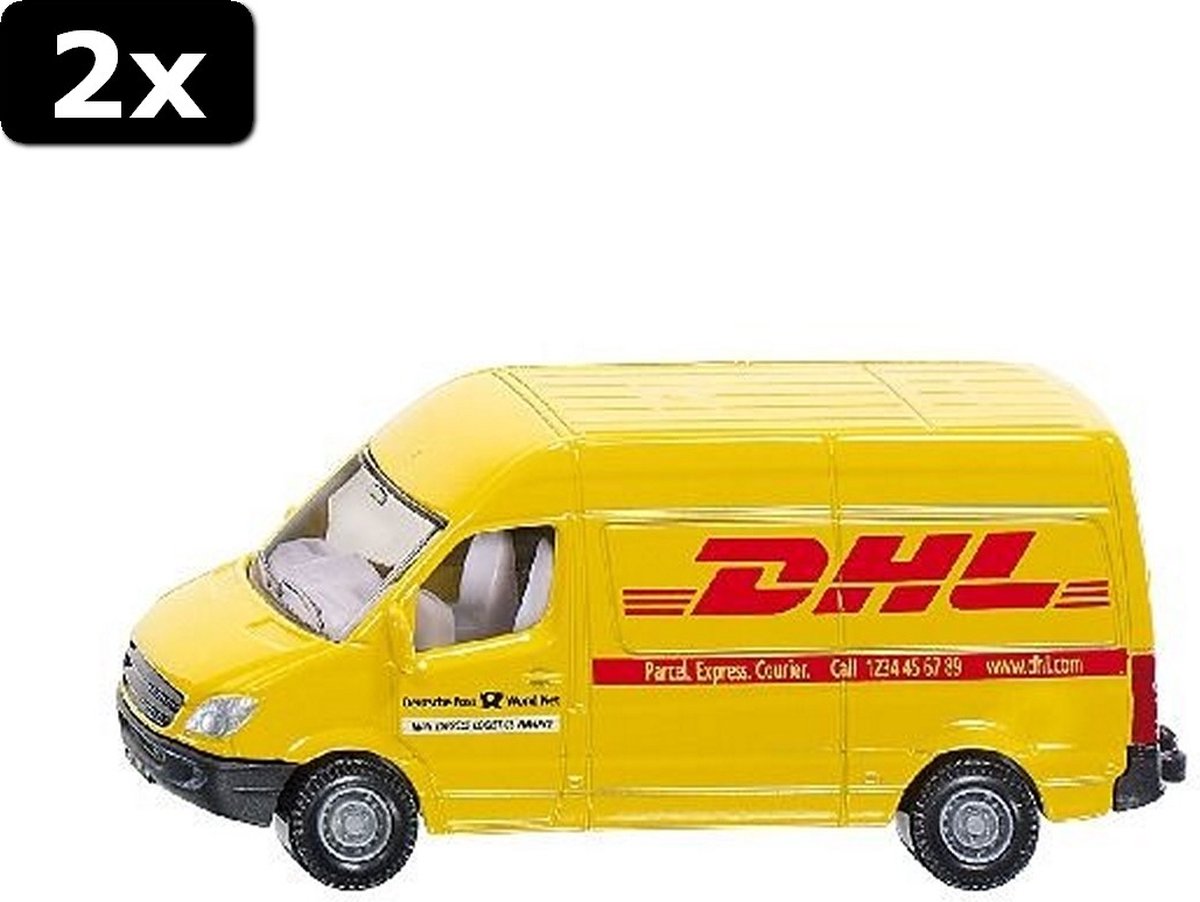 2x Siku 1085 DHL Postwagen