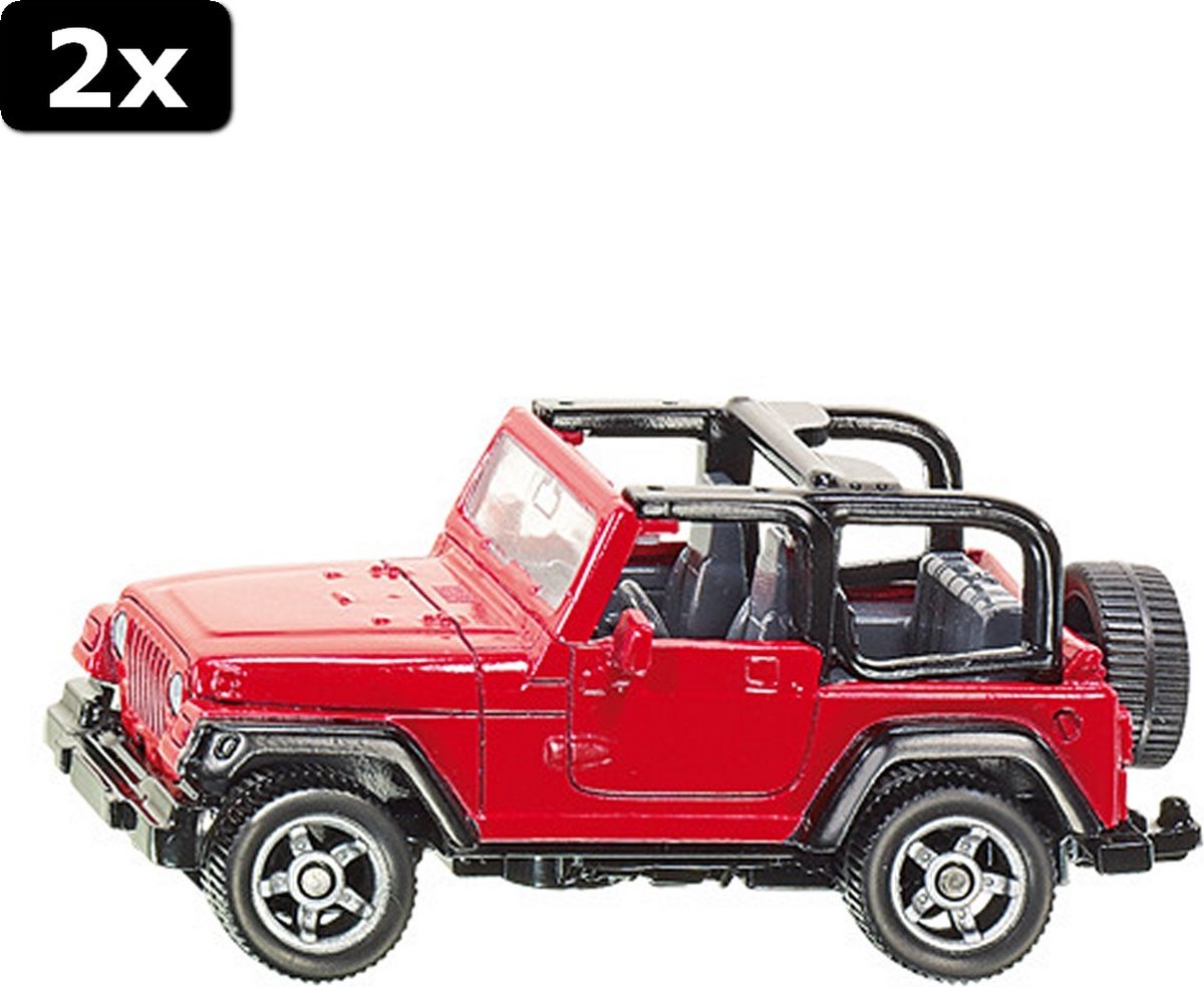 2x Siku 1342 Jeep Wrangler