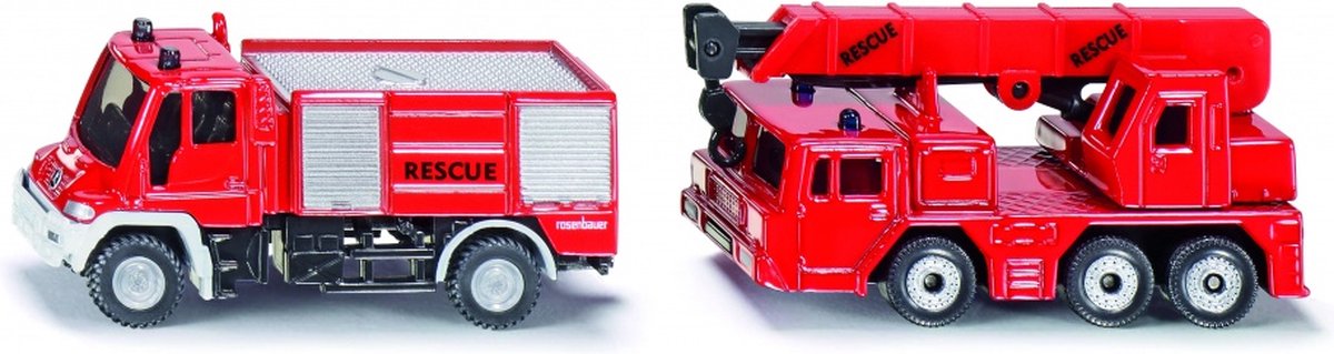 ApolloX brandweer Unimog en kraanwagen (1661)