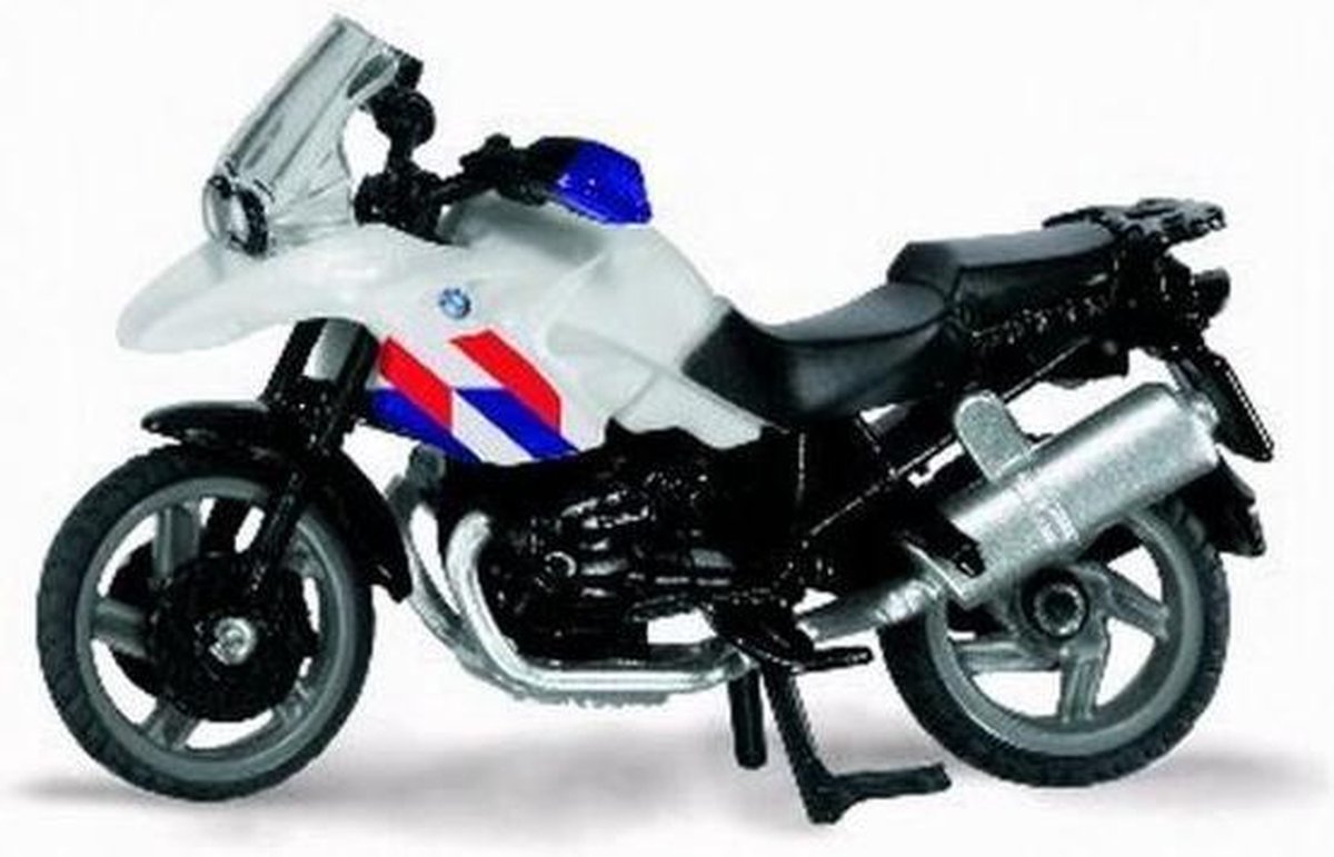 BMW R1200 GS motorfiets Politie 6,5 cm staal wit (1049)