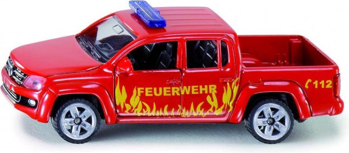 Duitse brandweer pick-up Volkswagen Amarok rood (1467)