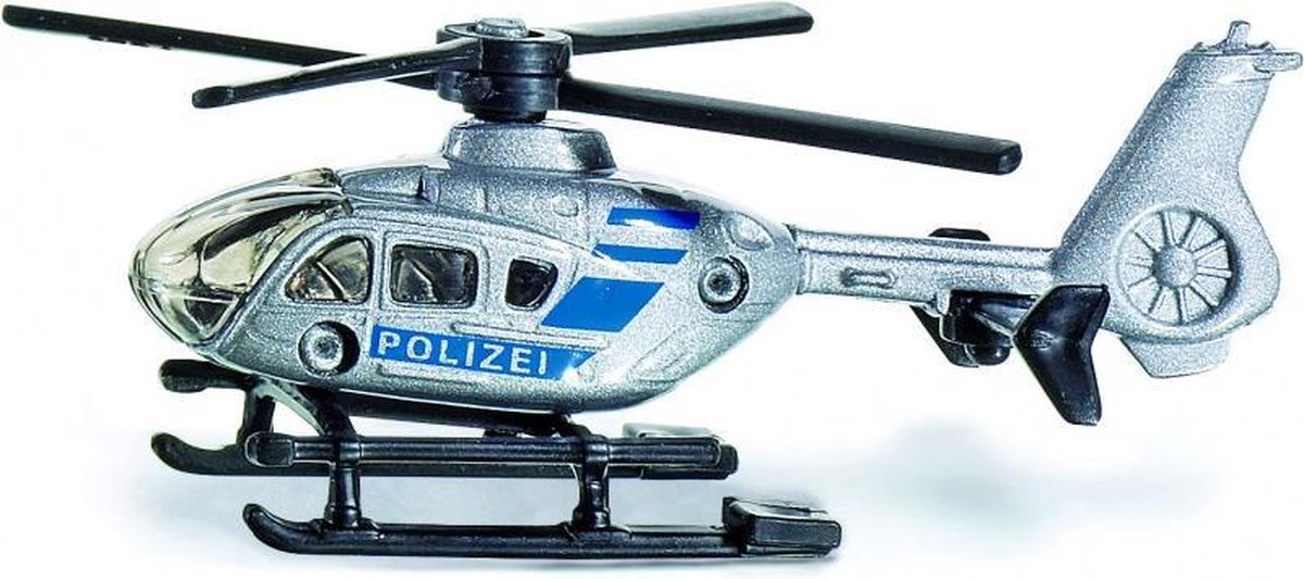 Duitse politiehelikopter grijs (0807)