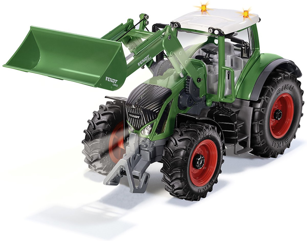 Fendt 933 Vario with front loader and bluetooth app control