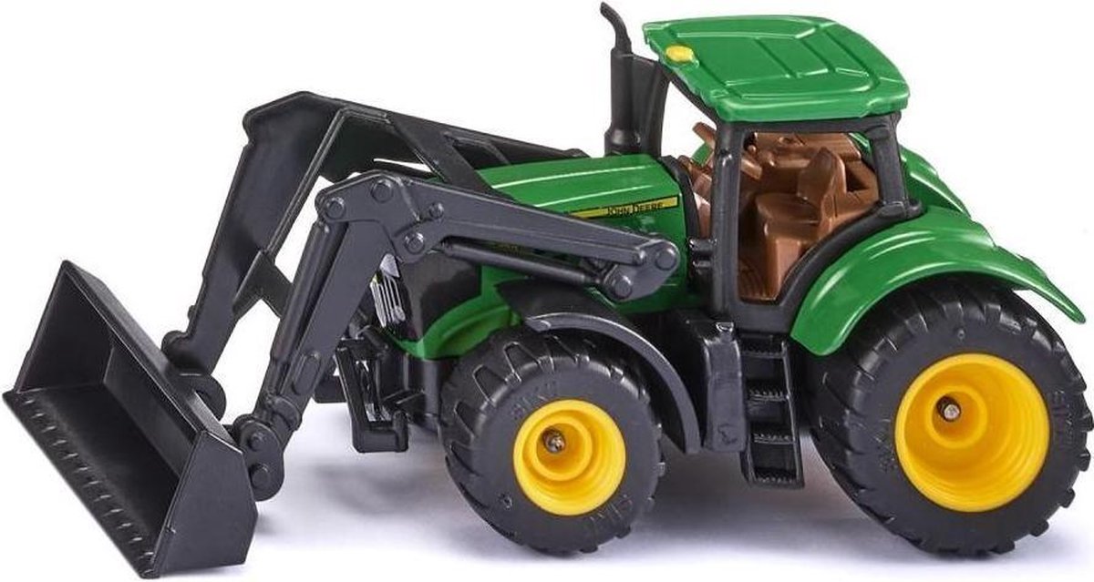 John Deere 6215R tractor met voorlader 9,3 cm groen (1395)