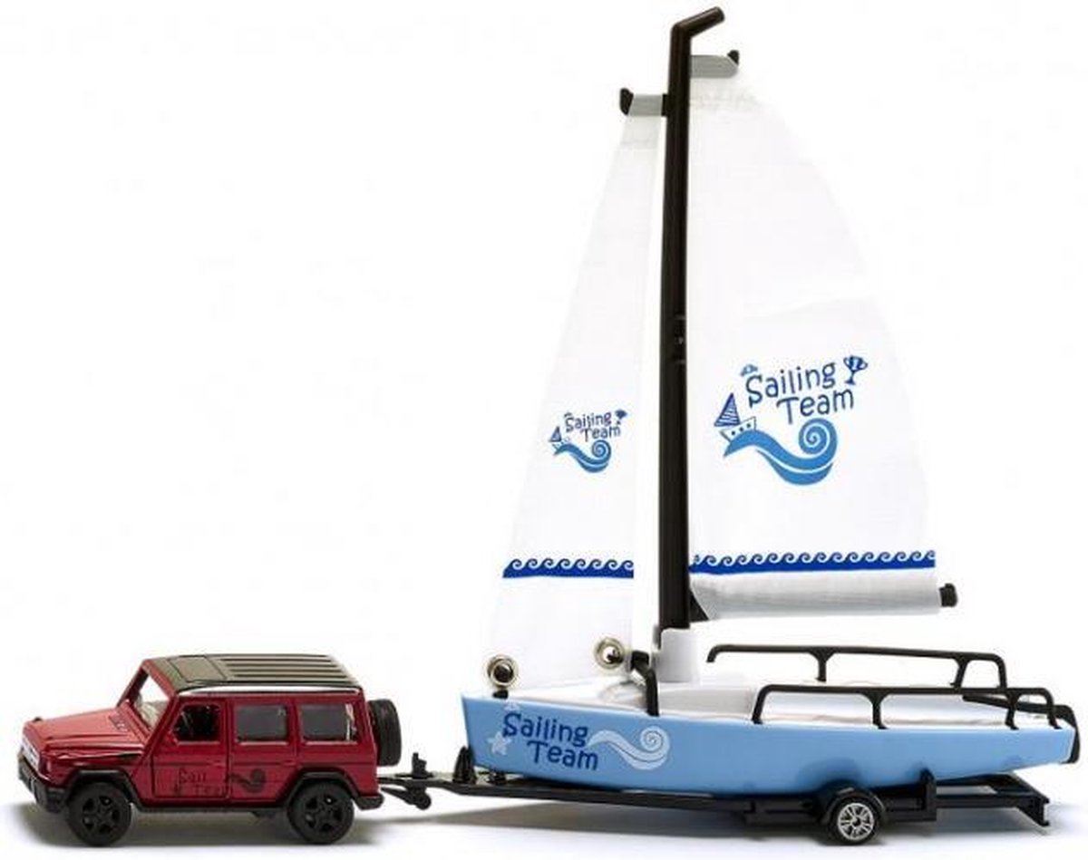 Mercedes Benz-AMG G65 met zeilboot 27,9 cm staal (2564)