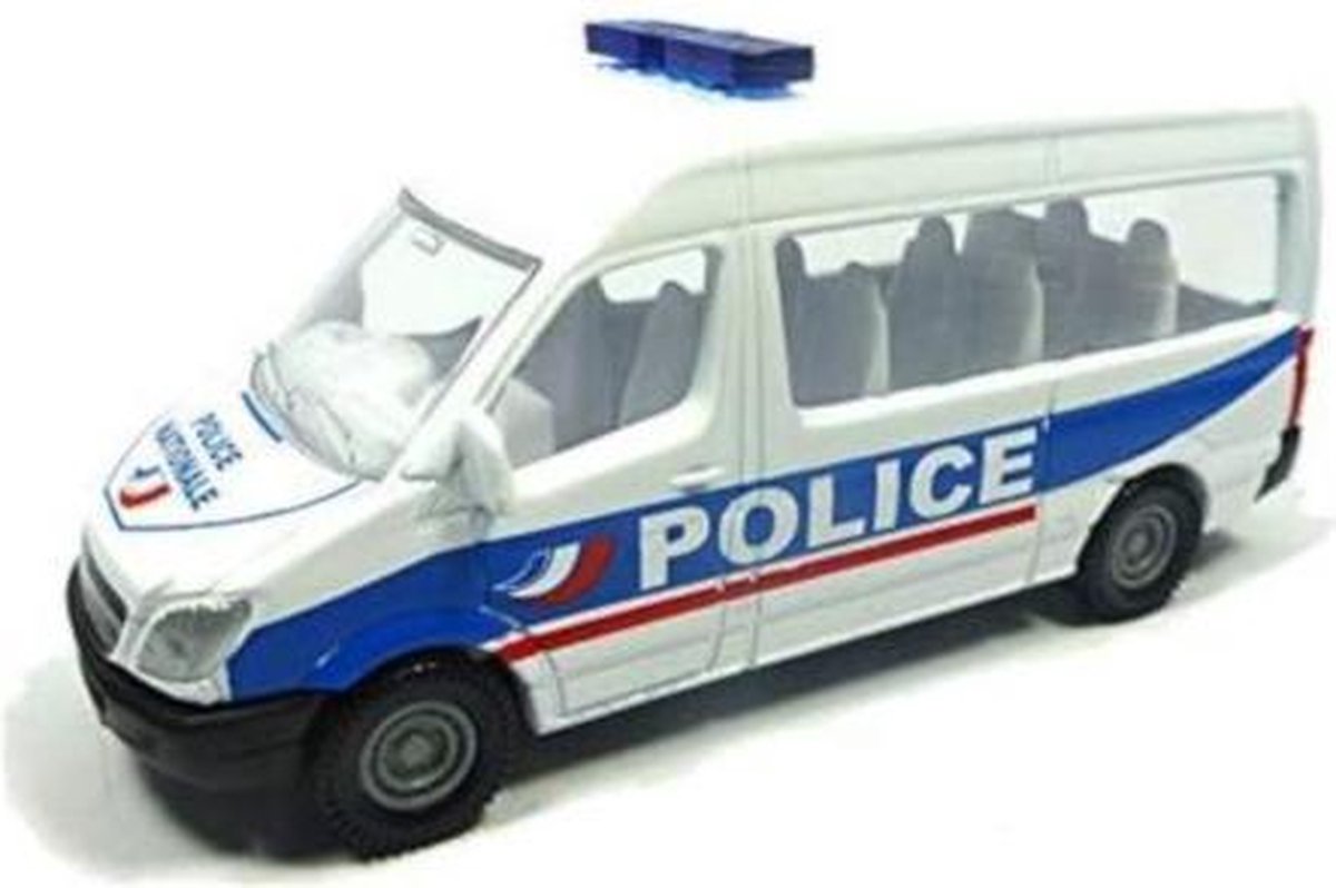 Mercedes Benz Sprinter Police 8,2 cm staal wit (0806001)