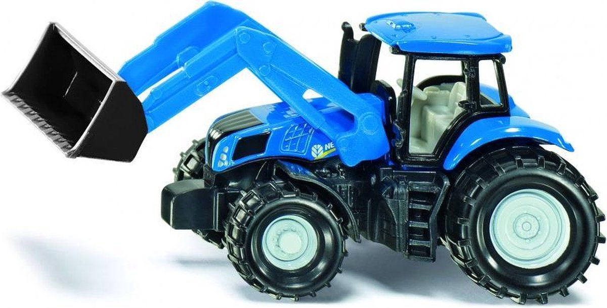 New Holland tractor met voorlader blauw (1355)