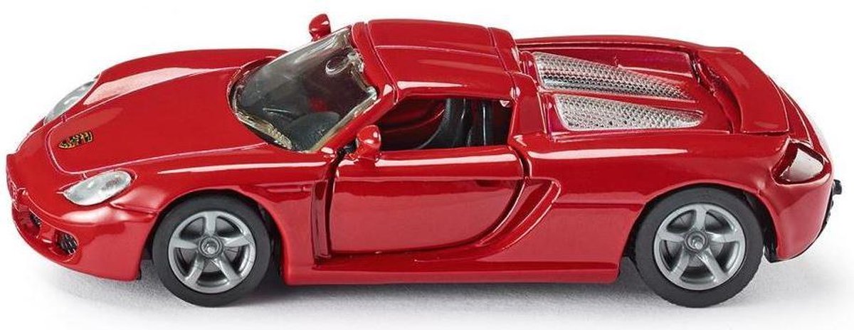 Porsche Carrera GT 8,1 cm staal rood/grijs/zwart (1001)