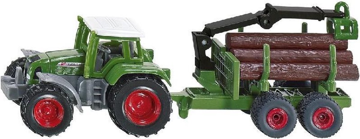 Siku 1645 Tractor+boomstammen