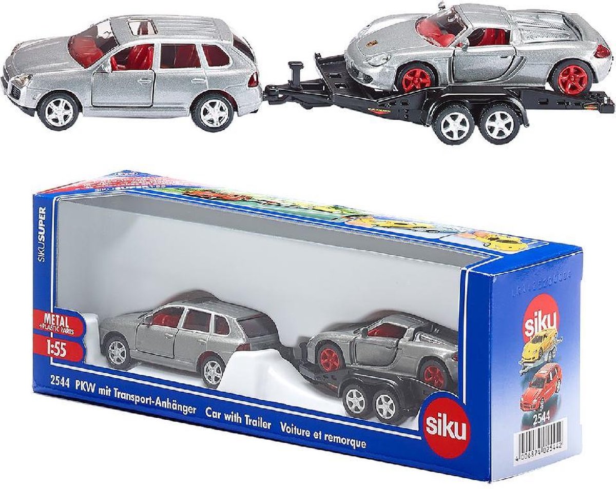 Siku 2544 Auto Met Trailer 1:50