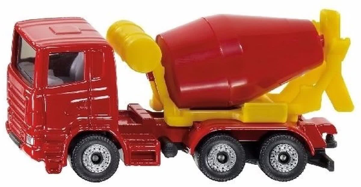 Siku Cement mixer speelgoed modelauto 8 cm - metaal / kunststof - modelauto/ schaalmodel