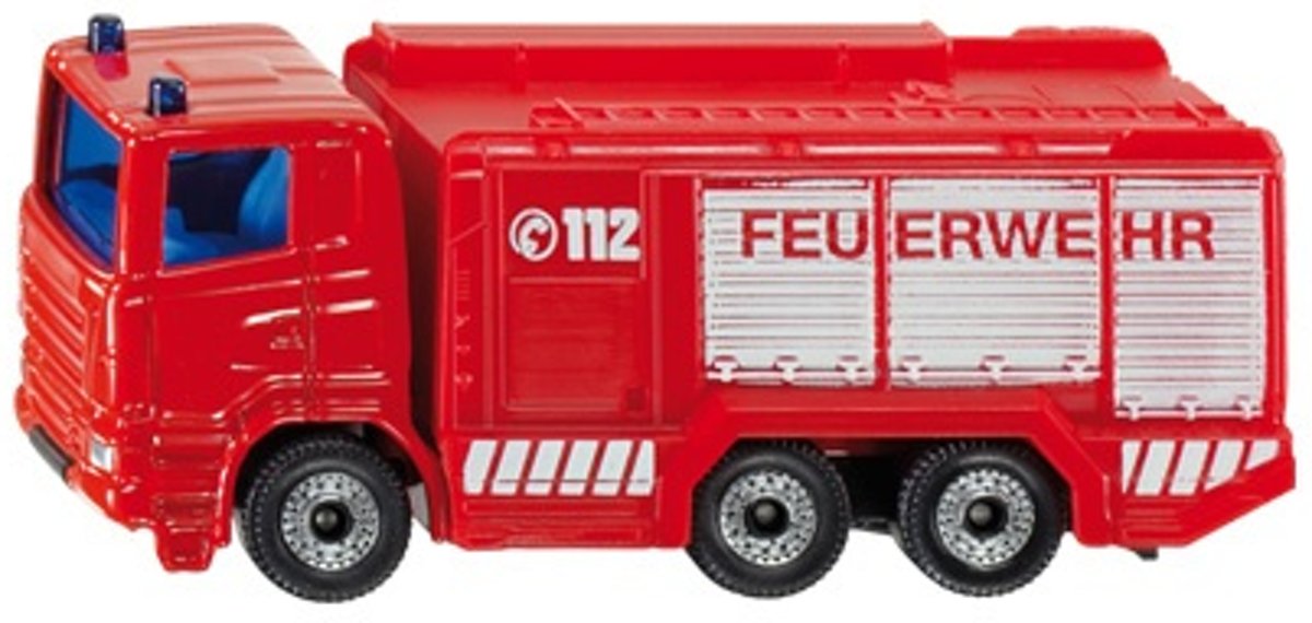 Siku Feuerwehr Tankwagen (1034) Rood