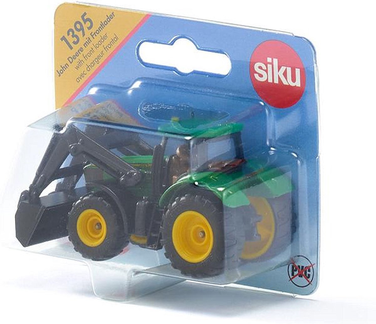 Siku blister serie 13 John Deere with front loader