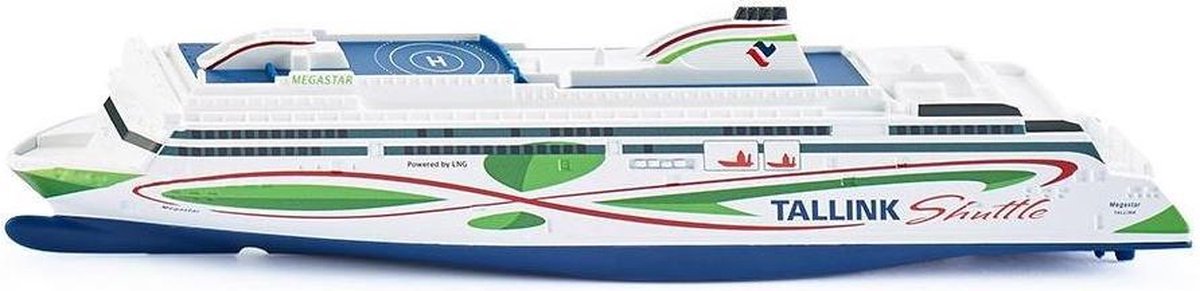 Tallink Megastar veerboot 20,8 cm staal wit/blauw (1728)