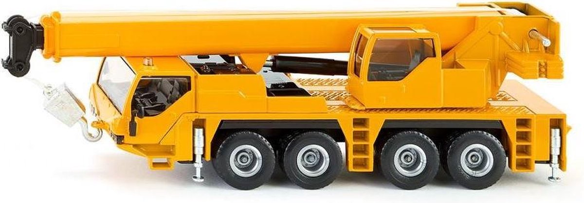 mobiele hijskraanwagen 26,5 cm staal geel/zwart (2110)