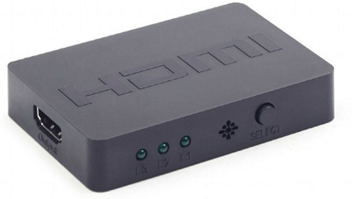 3-poorts HDMI switch + afstandsbediening - DD-54637