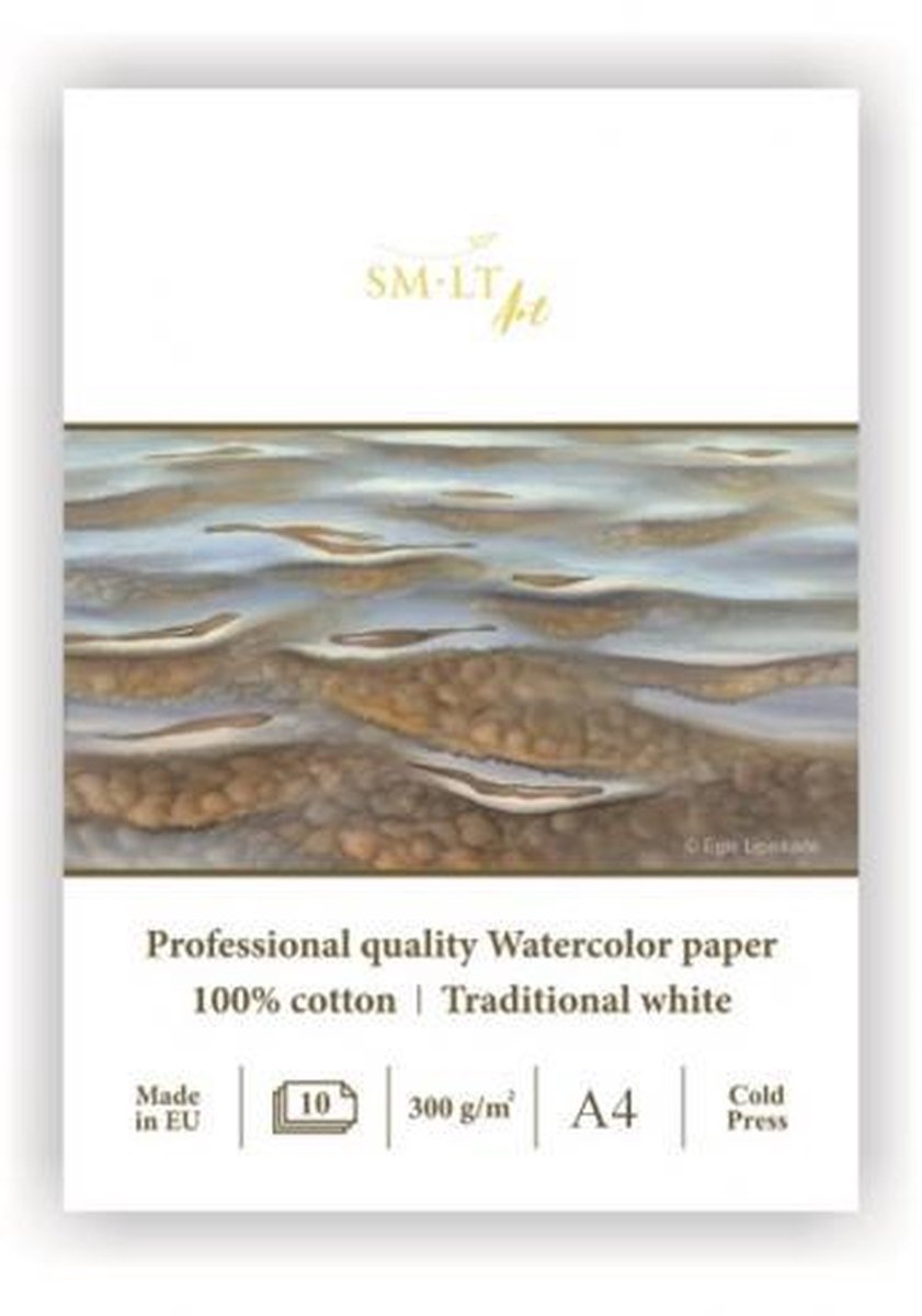 SMLT Aquarelblok A4 300gr 10 vel