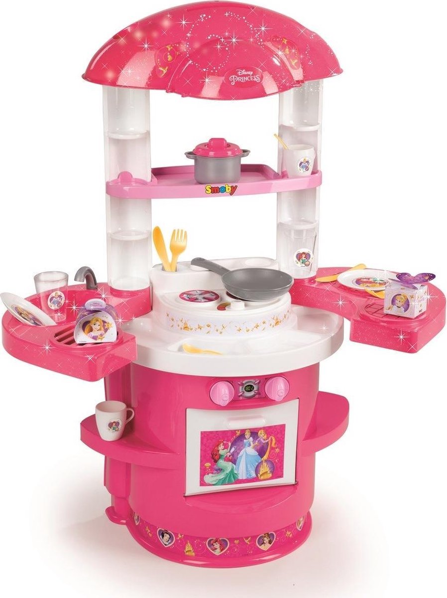 MIJN EERSTE DISNEY PRINCESS KEUKEN - roos keukentje smoby