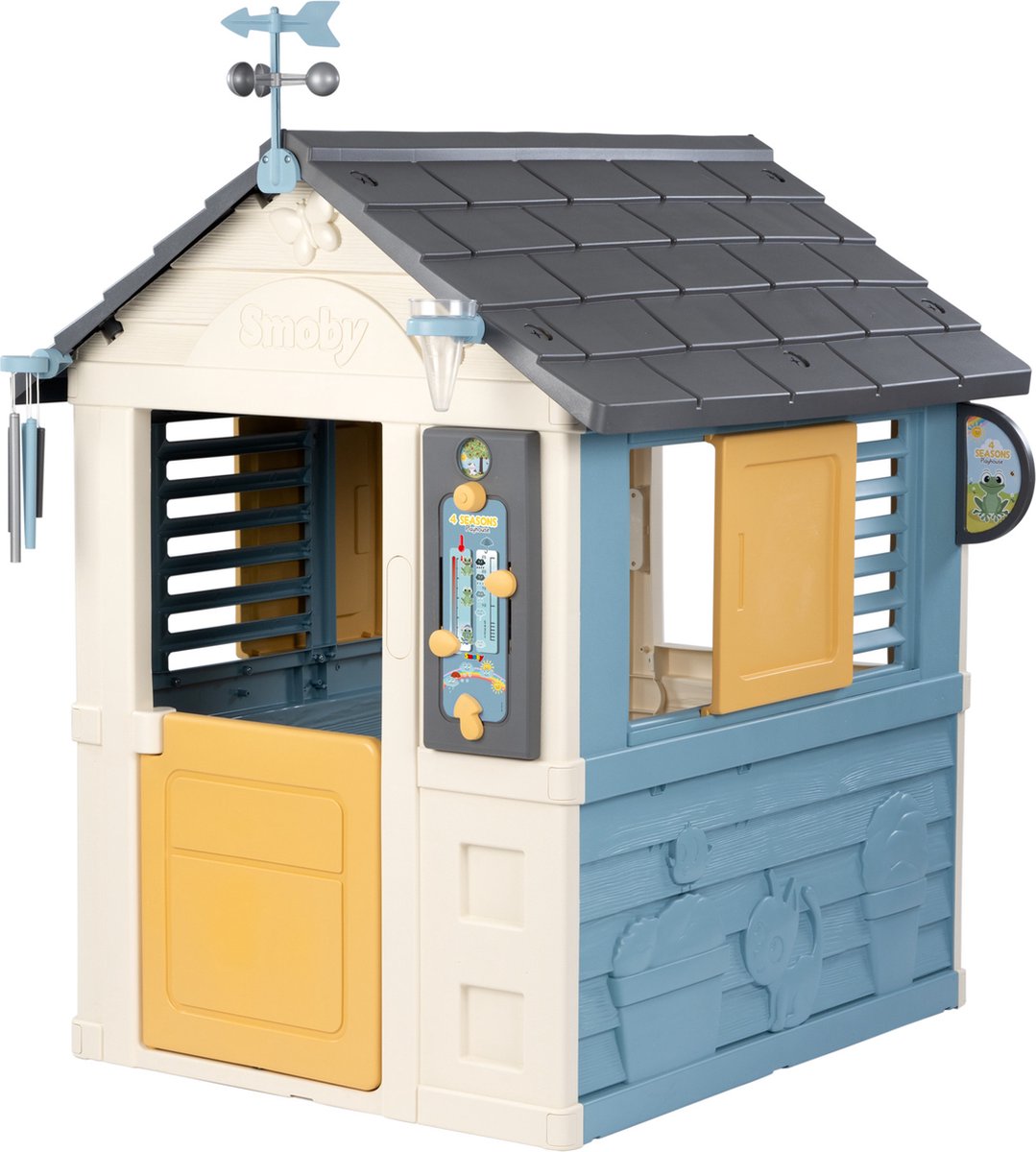 Smoby - 4 Seasons Playhouse - 4 Seizoenen huis - Windmeter - Regenmeter -  