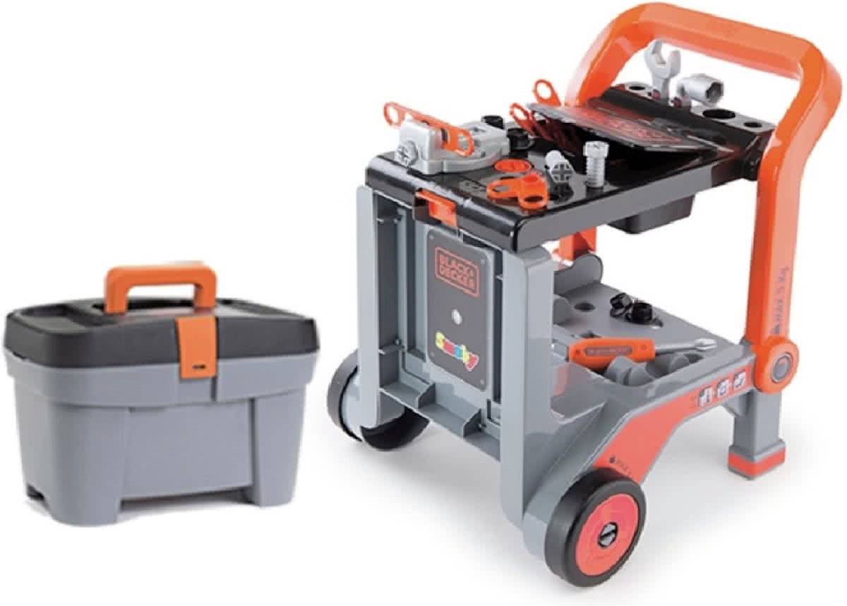 Smoby - Black&Decker - Mobiele trolley & Toolbox