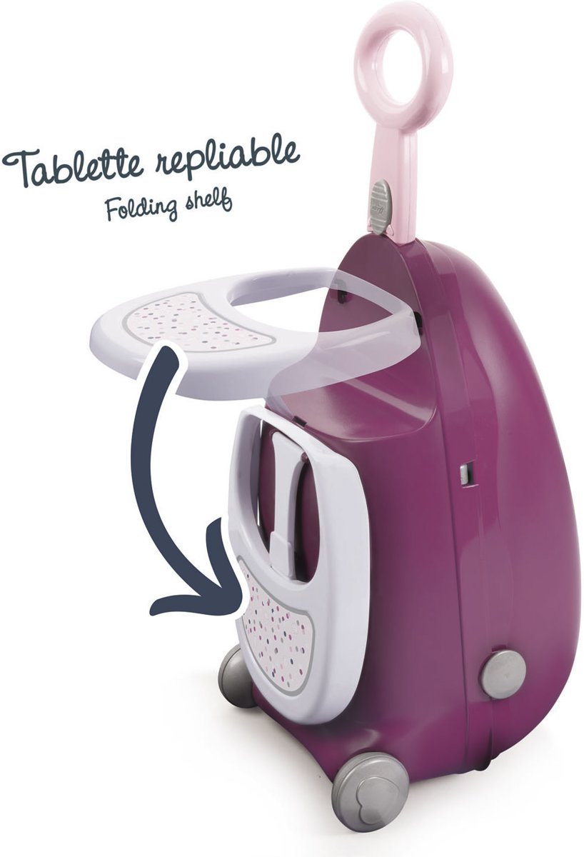 Smoby Baby Nurse Verzorgingskoffer, 3in1 Afmeting artikel: 52 x 45 x 17 cm