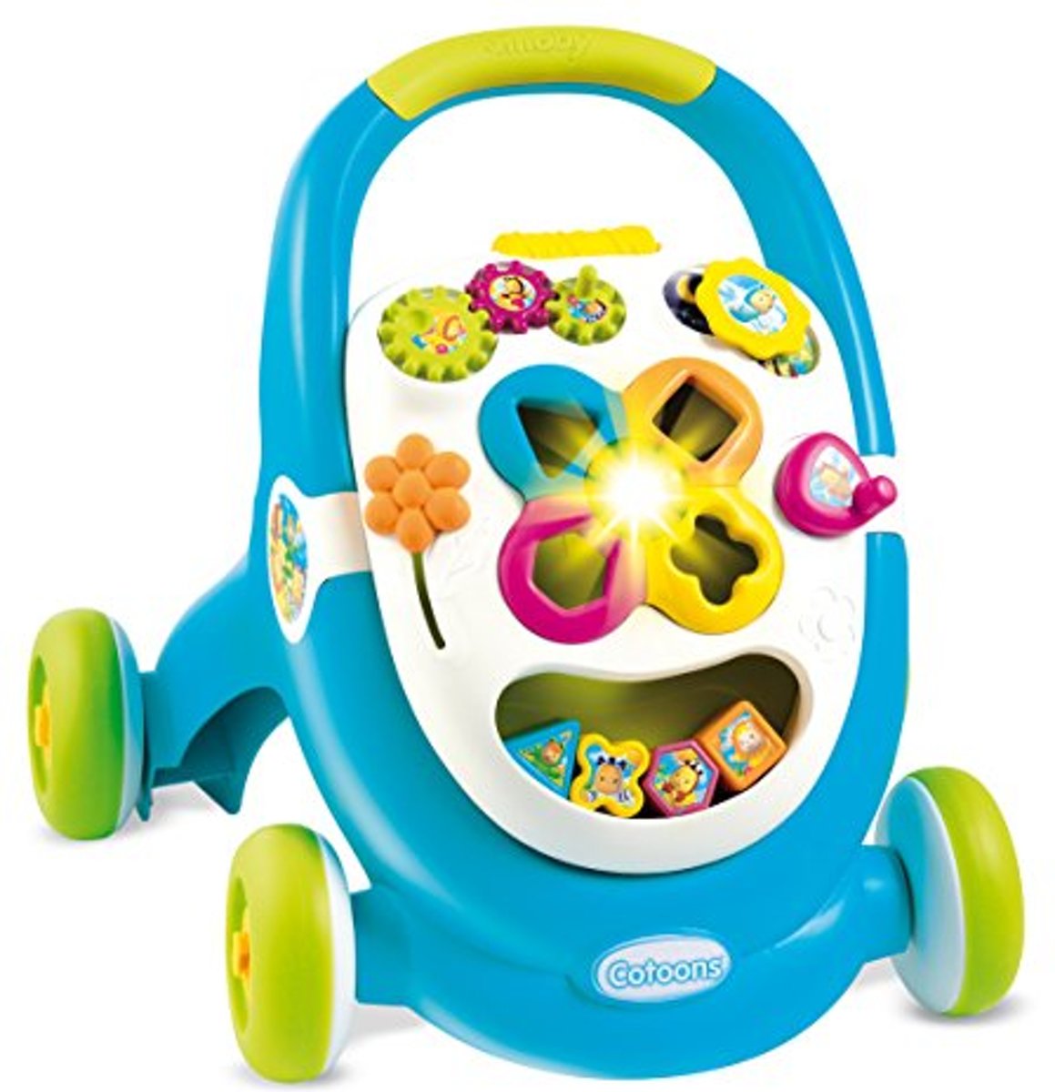 Smoby  Cotoons Loop en speel blauw Baby Walker - Loopwagen