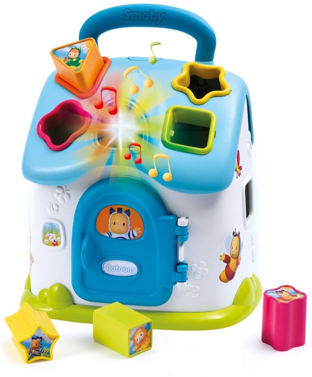 Smoby Cotoons Vormen sorteerhuis blauw 110403