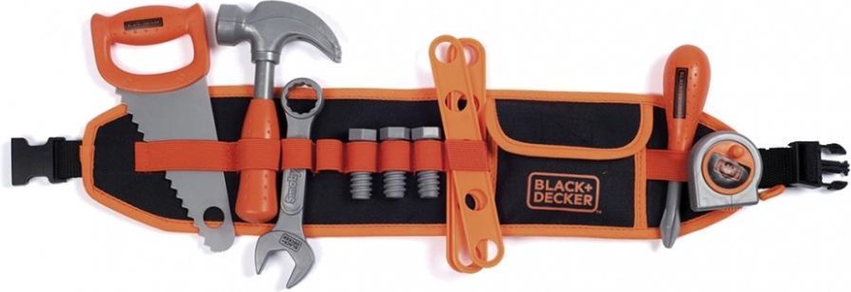 gereedschapsriem Black+Decker oranje 15-delig