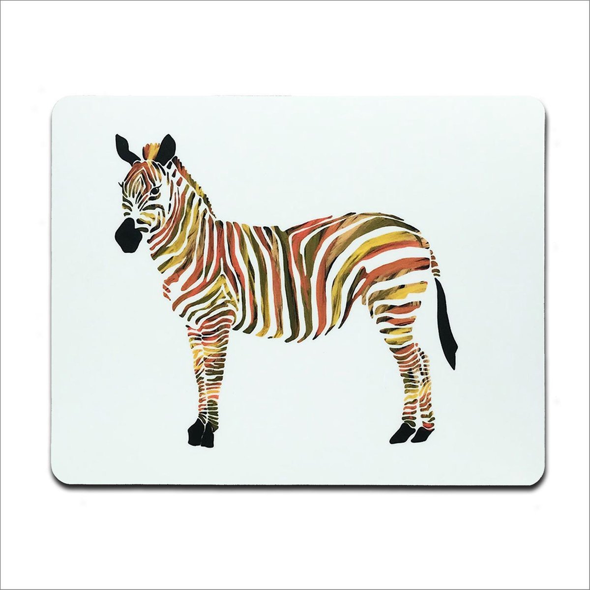 Leuke muismat met een illustratie van een zebra