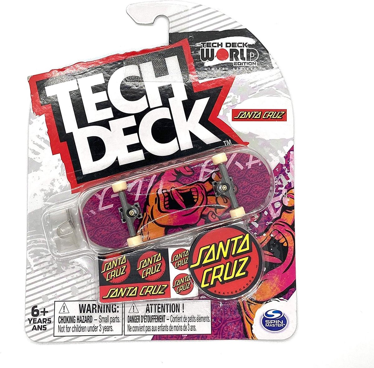 Fingerboard Tech Deck World Edition Limited Series Santa Cruz Rare