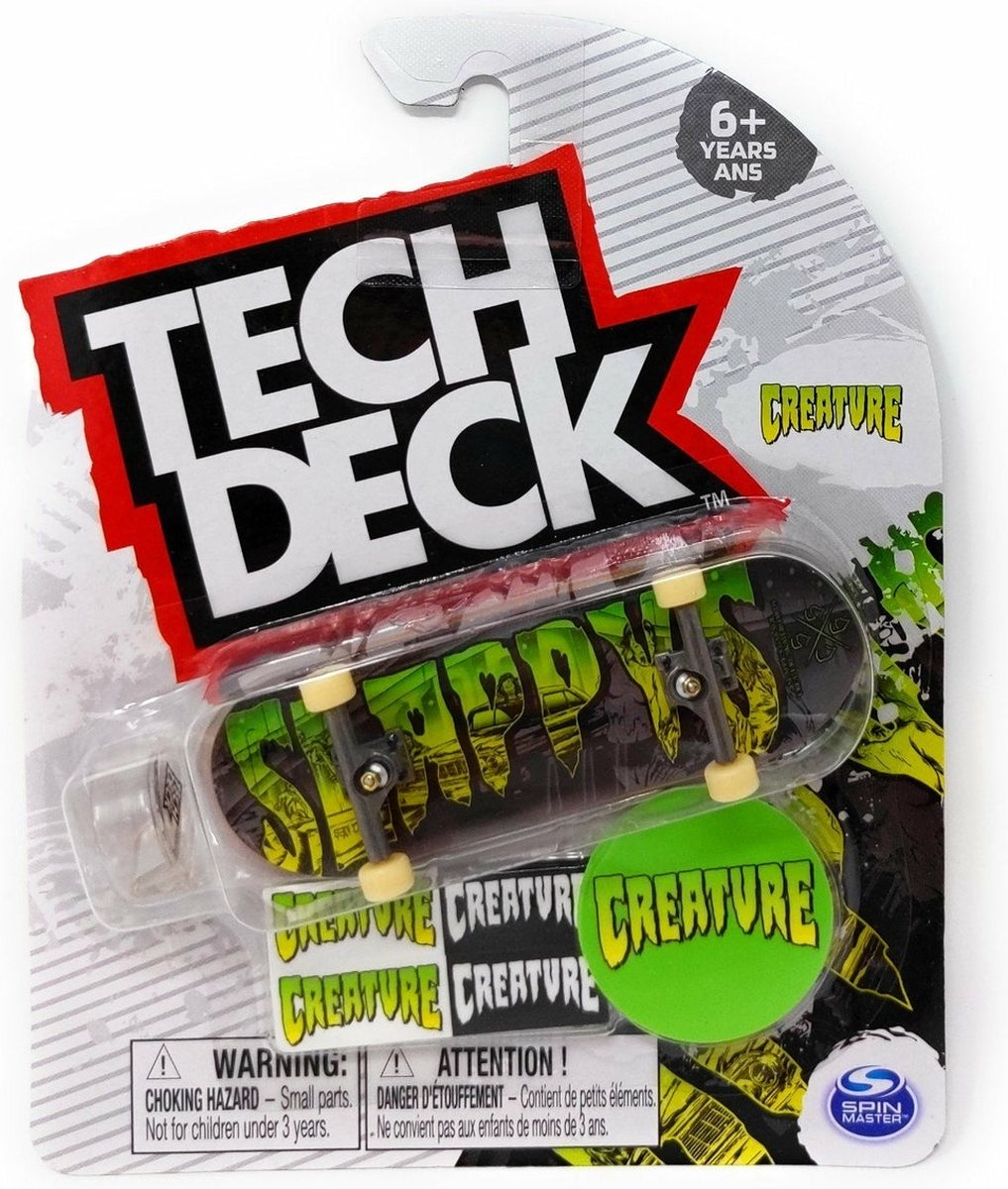 Tech Deck Creature Skateboards Series 22 Slappys Garage Complete Fingerboard  Tech Deck