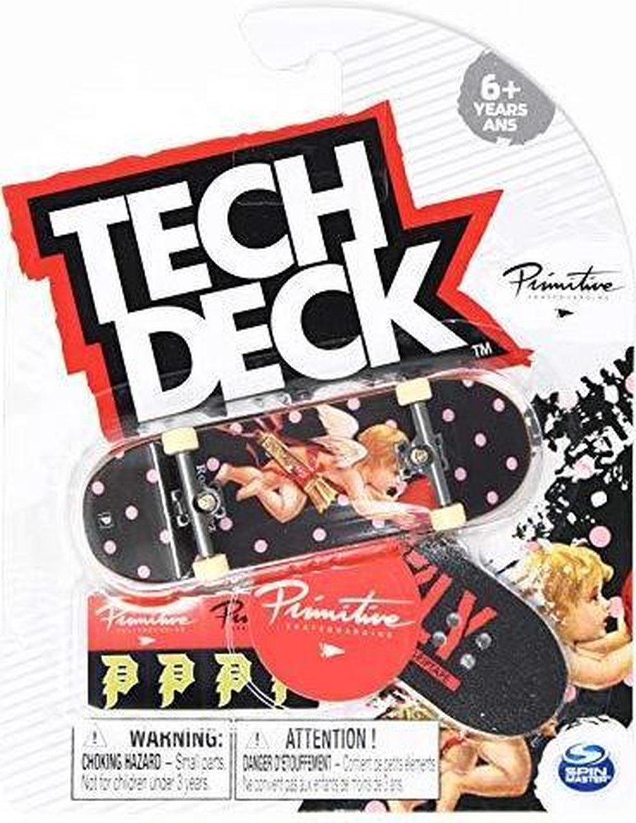 Tech Deck Primitive Skateboards Paul Rodriguez Cupid 2021 Complete 96mm Fingerboard Spin Master