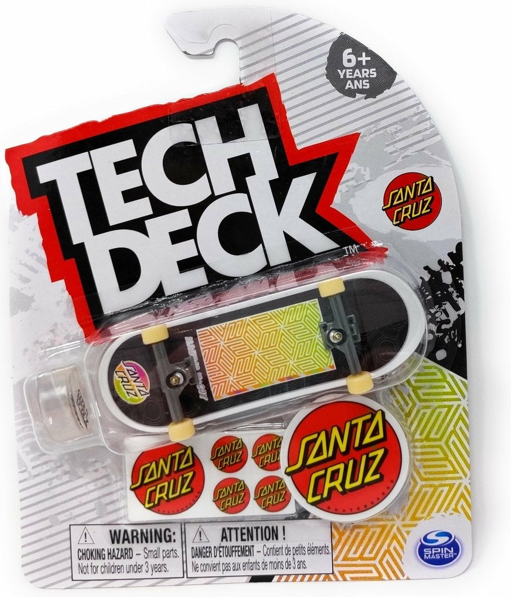 Tech Deck Santa Cruz Skateboards Rare Series 22 Maurio McCoy Afterglow Complete Fingerboard  Tech Deck