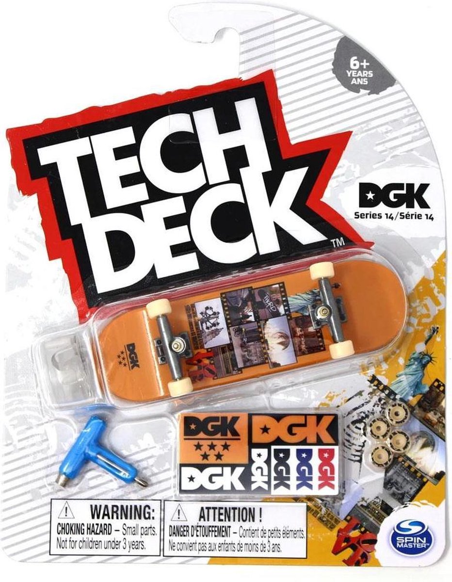 Tech Deck Series 14 DGK Skateboards Thoro Film Fingerboard Tech Deck