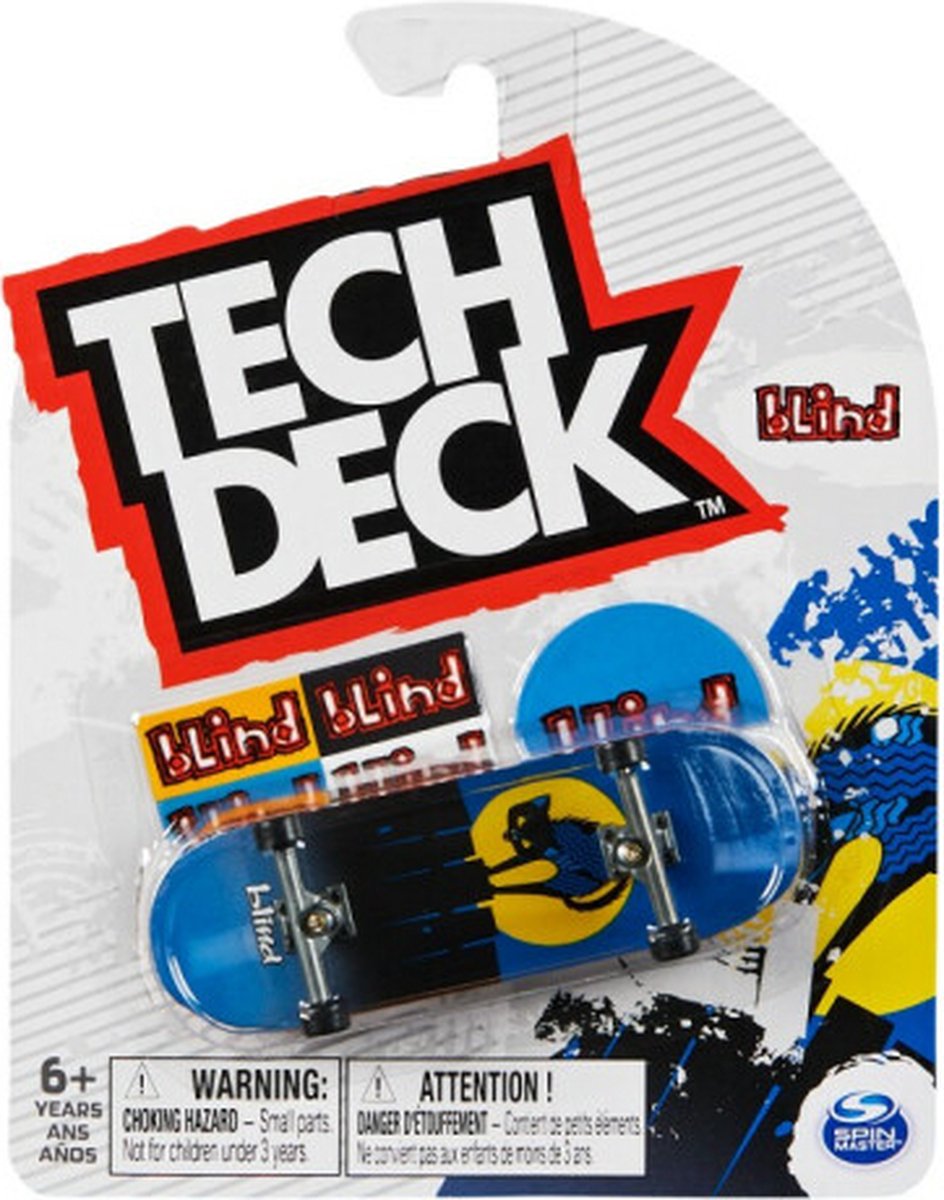 Tech Deck Single Pack 96mm Fingerboard - Blind Cat (M30)