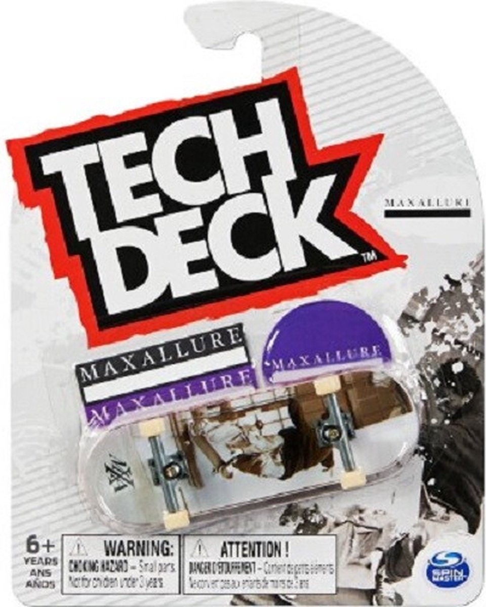 Tech Deck Single Pack 96mm Fingerboard - Maxallure Karl Watson (M30) Black White