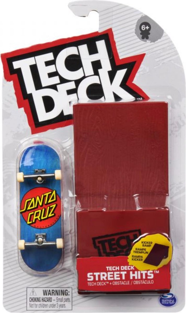 Tech deck santa cruz street hits deck + ramp