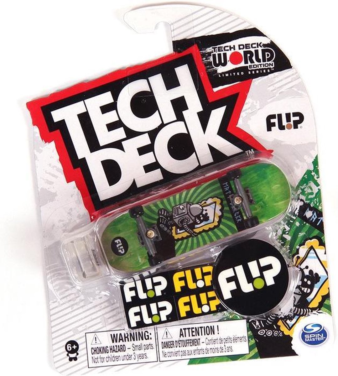 tech deck world edition rare flip robot