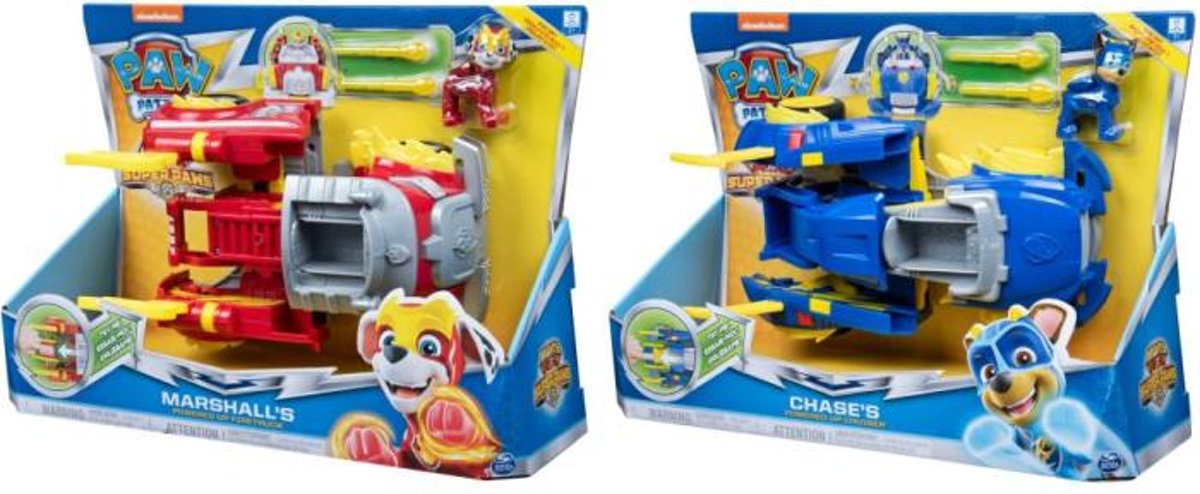 PAW Patrol Mighty Pups Power Changing Veh