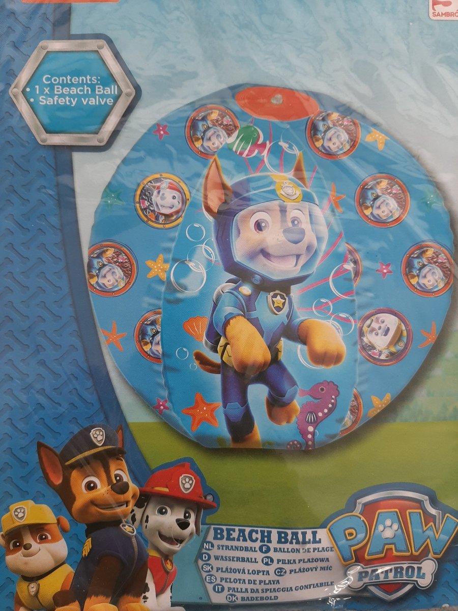 Strandbal PAW patrol nickelodeon